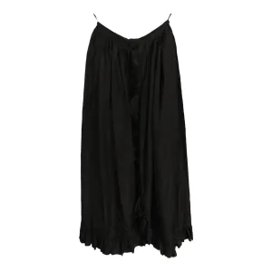 Vintage The White House London Vintage Frilled Crinoline Maxi Evening Skirt Black UK Size 10