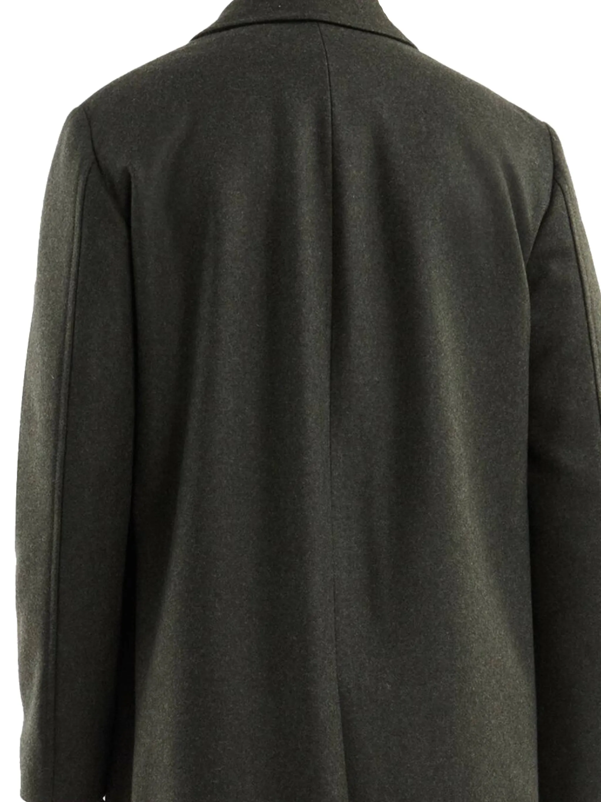 wool-cashmere single-breasted coat